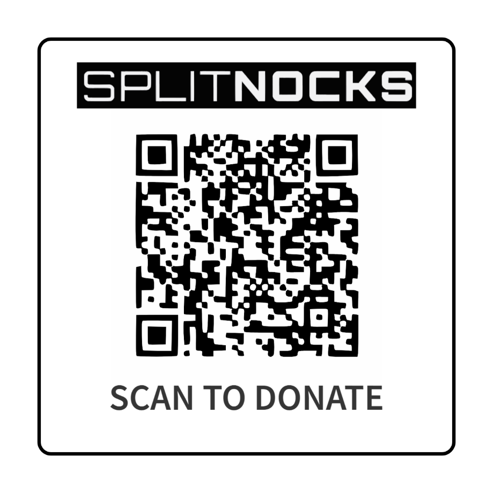 Splitnocks 3D QR Code Donate Sign